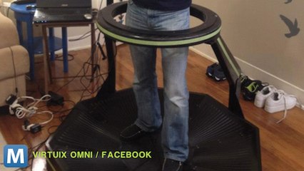 Put Yourself in the Game With an Omnidirectional Treadmill