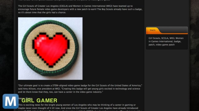 Girl Scouts Creating a New Video Game Development Badge
