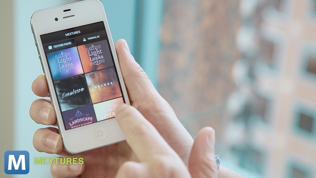 Mextures for iPhone Layers Textured Effects with a Professional Workflow