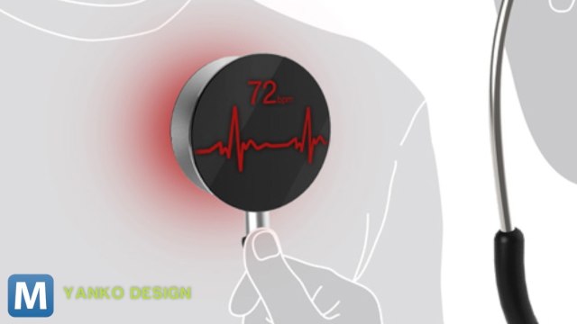 Stethoscope Concept Could Help Doctors Visualize Vital Signs