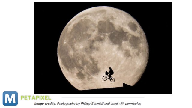 Photographer Recreates the Classic E.T. Moon Scene