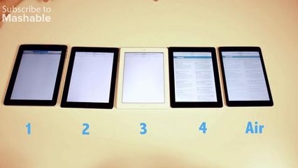 iPad Air vs. every iPad EVER