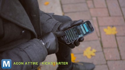 Tap Your Smartphone in Style with AEON’s Leather Touchpoint Gloves