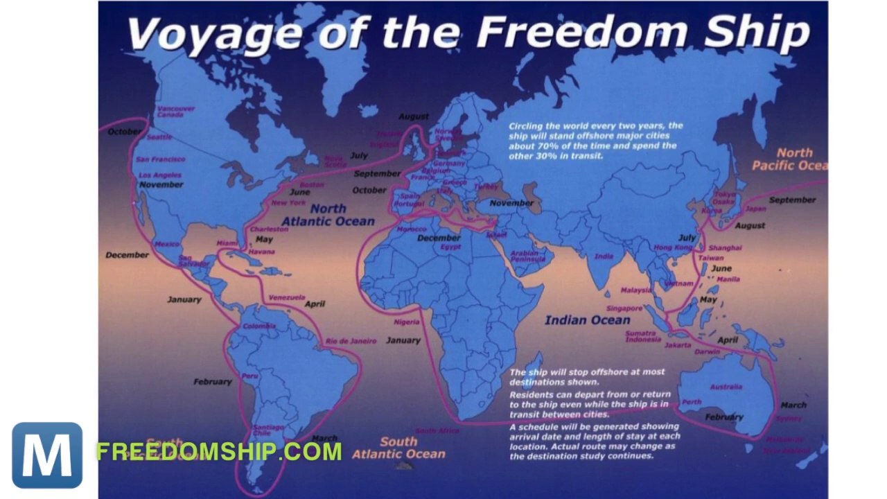 Proposed Freedom Ship is a $11 Billion City on the Waves