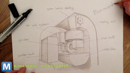 Bonaverde Combines Coffee Roasting, Grinding and Brewing in one Machine