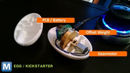 Battery-Operated “Egg” Kickstarter Helps Keep Kitty On His Toes