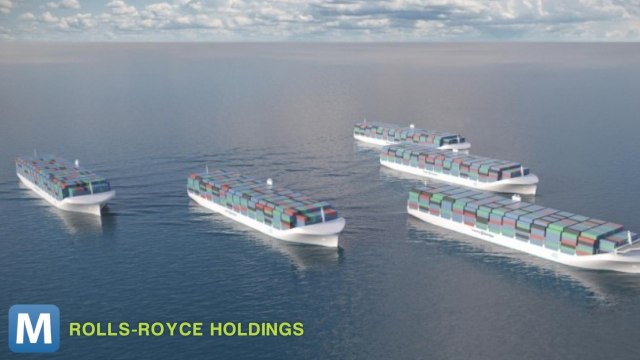 Rolls-Royce Pushing Designs for Unmanned Shipping Fleet