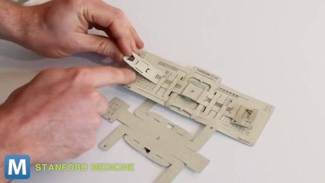 Doctor Creates Foldable Paper Microscope for 50 Cents