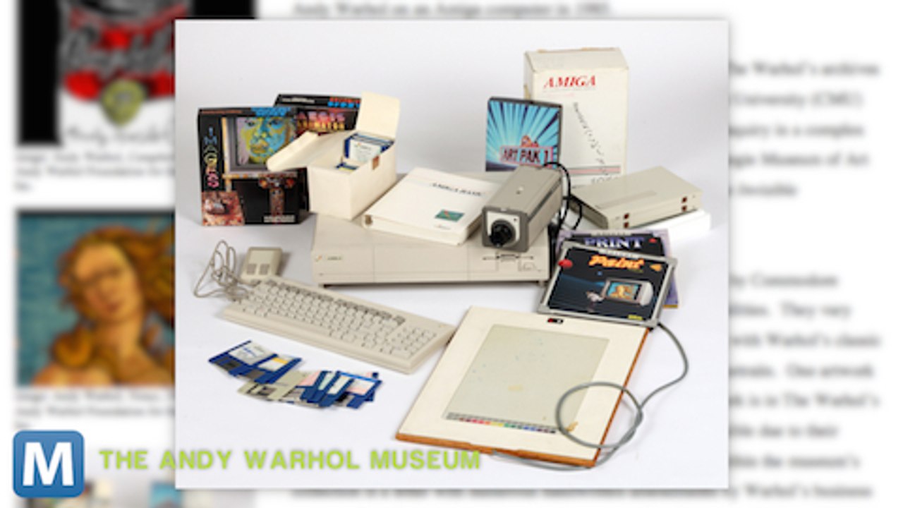 Historians Discover Lost Andy Warhol Digital Artwork