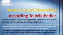 What Is Court Reporting - Court Reporters In Florida
