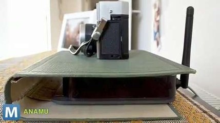 Vintage Hardcover Book Becomes Wireless Router Camouflage