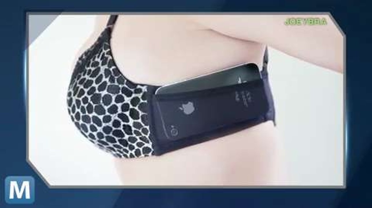 iPhone Bra Holds All Your Goods