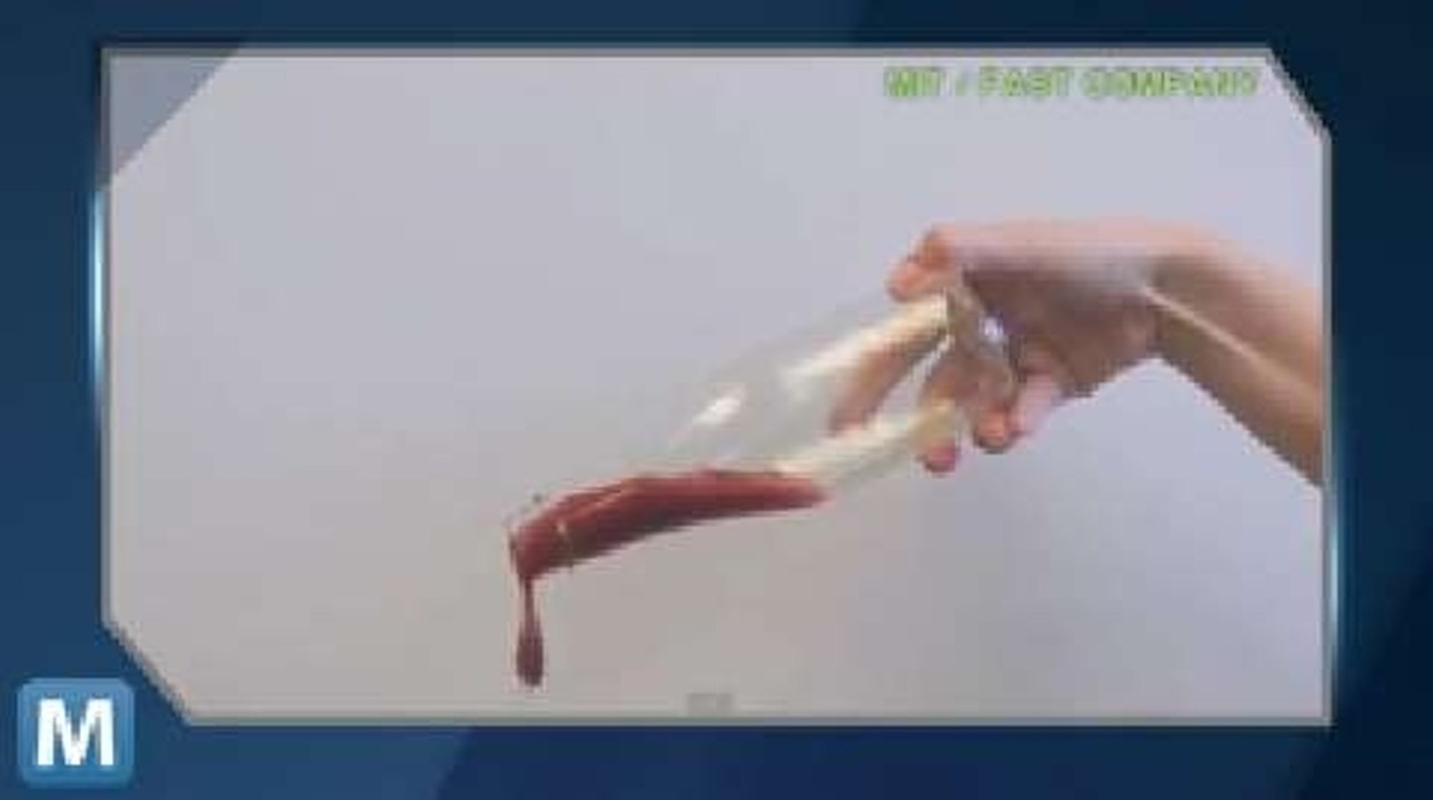 MIT’s Miracle Ketchup Bottle Allows Every Last Drop to Slide Out