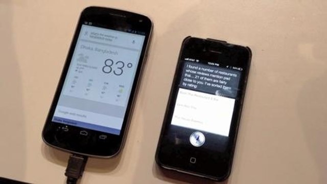 Smackdown: Android 4.1 Jelly Bean Voice Search Vs. Siri