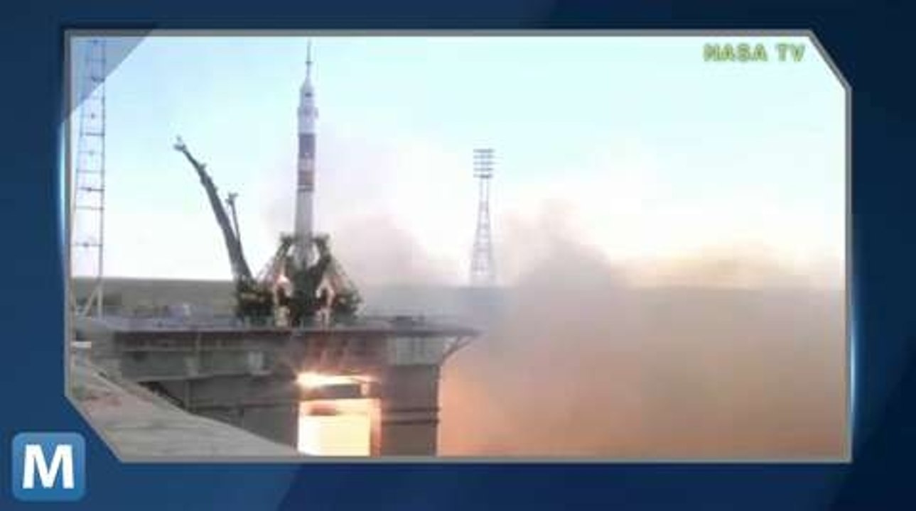 Soyuz Rocket Takes Off for Mission to Space Station
