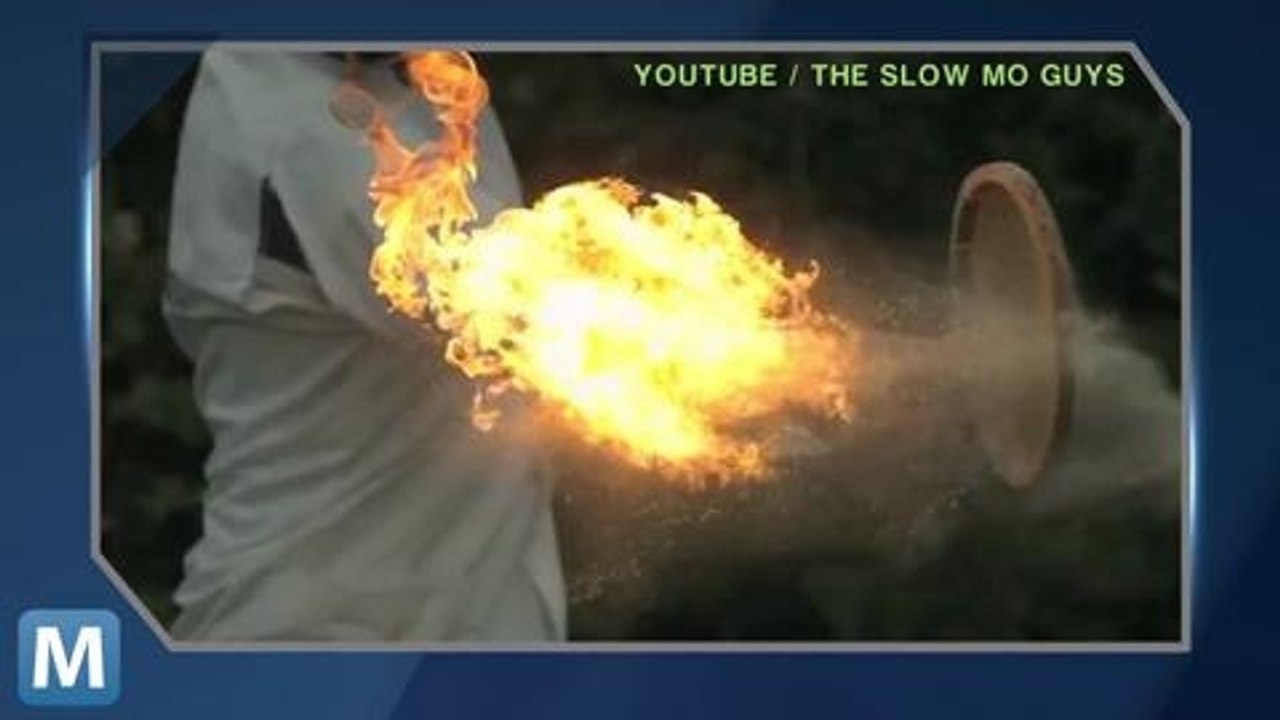 Fire and High-Speed Cameras Make Everything Better