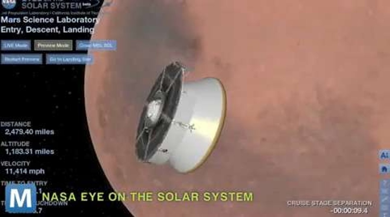 NASA Gives a Sneak Peek to Its Mars Rover Landing With Custom Simulation