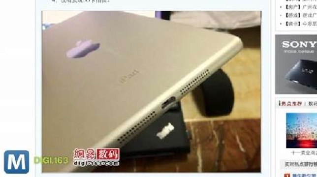Fresh Photos Claim to Detail iPad Mini Casing
