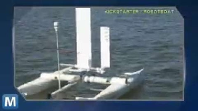Autonomous Robotboat Navigates The Seas for Science