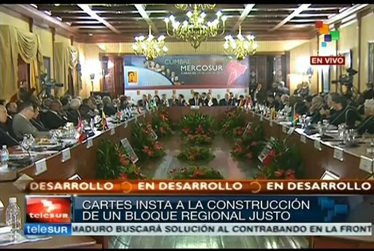 Llama Cartes a una integración plena de los países que forman Mercosur