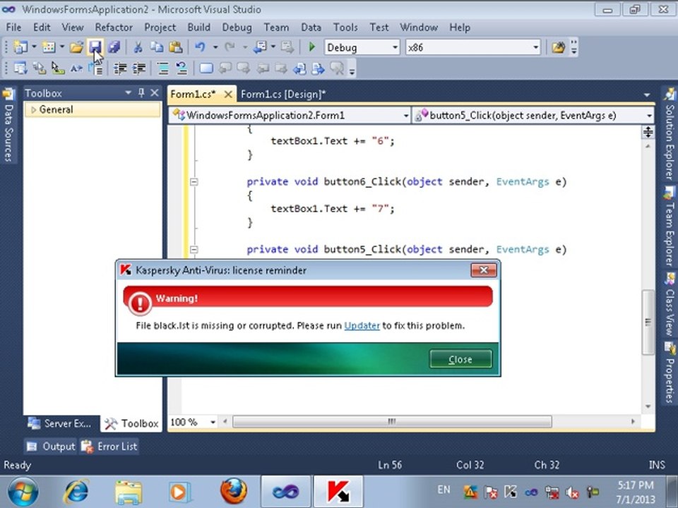 HOW to make a calculator in c#(sharp) desktop application development lesson 1