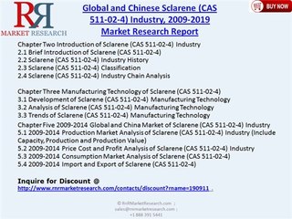 Global and Chinese Sclarene Industry (CAS 511-02-4) 2019