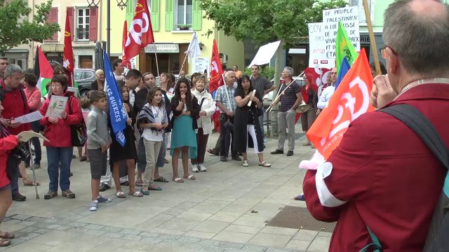 Hautes-Alpes: Une centaine de personnes dans les rues de Gap pour la paix entre Israel et la Palestine