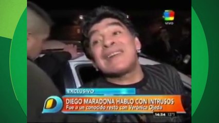 Maradona dá entrevista 'estranha' após sair de restaurante