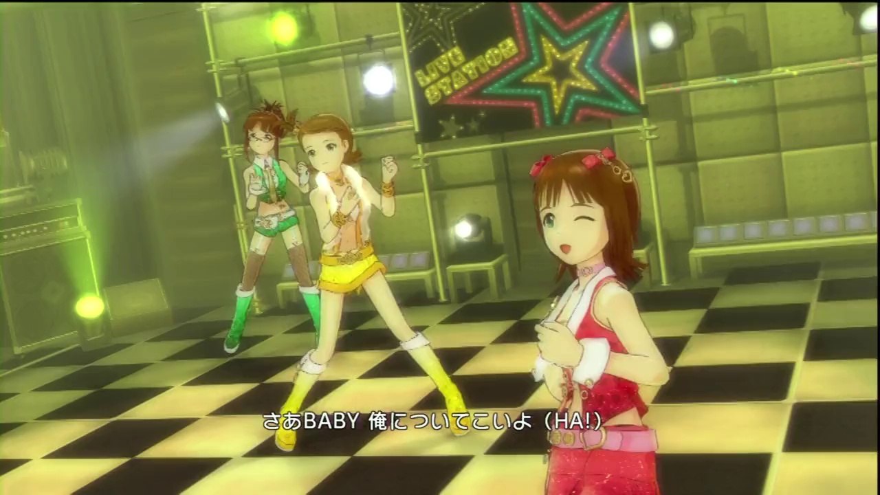 THE iDOLM@STER One For All:「待ち受けプリンス」（亜美、春香、律子）