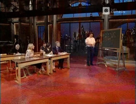 Die Harald Schmidt Show - 1263 - 2003-06-20 - Mathe-Stunde, Harald auf Rollerblades