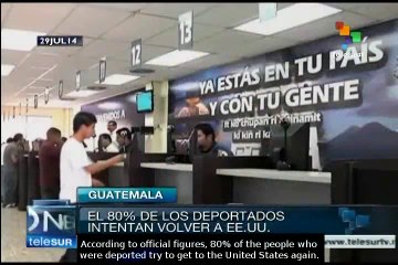 Hundreds of deported people continue to arrive in Guatemala
