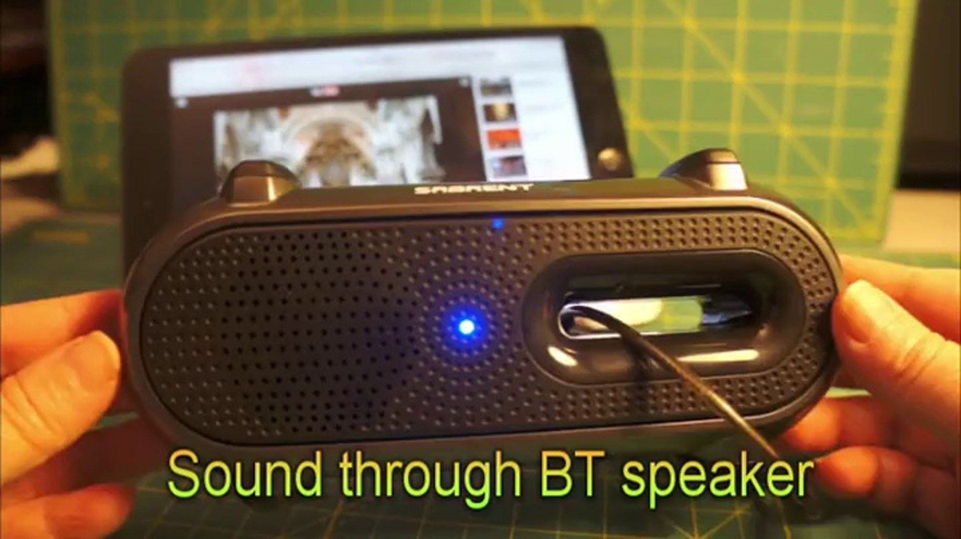 Sabrent Ultra-Portable Weatherproof Wireless Bluetooth Speaker For 10 hours