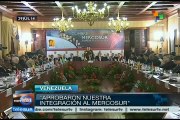 Bolivia agradeció aprobación de su integración al Mercosur