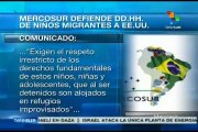 Mercosur defiende DDHH de niños migrantes en EEUU