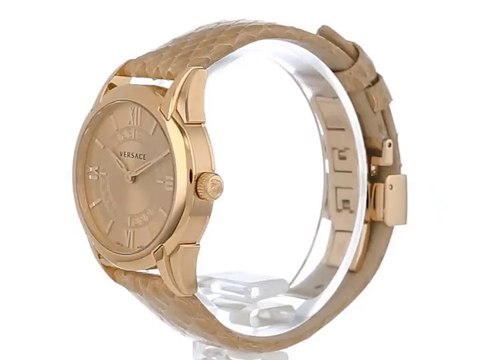 Versace Women's VFF020013 Dafne Rose Gold Ion-Plated Stainless Steel Dress