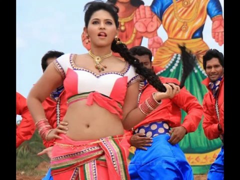 Anjali Hot Nave Show In madha gaja raja movie BY VIDEO VINES HD