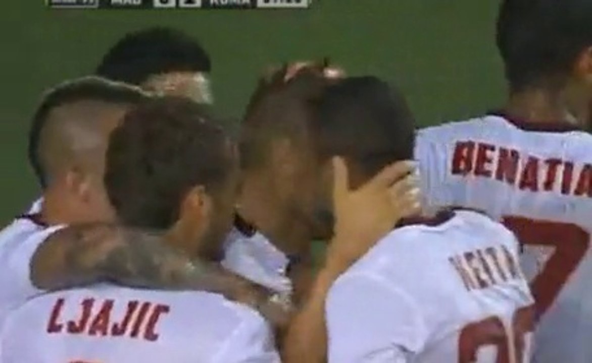 GOL de Totti. Real Madrid 0-1 Roma.