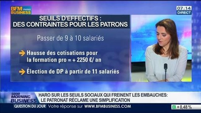 Delphine Liou: Les seuils sociaux freinent-ils la création d'emploi ? - 30/07