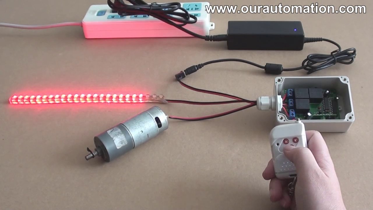 Momentary&Toggle Mode Remote Controller for Motor and Lamp