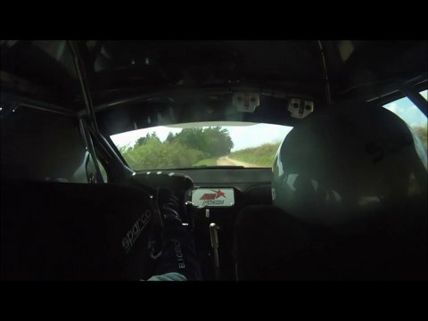 Rallye terre Auxerre 2014 camera embarquée ES 3 Chitry JP MONNIN Franck GILLIOT 208 R2 AFC Racing
