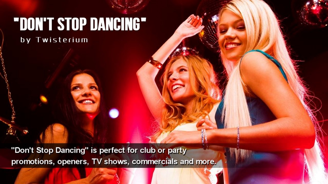 "Don't Stop Dancing" - Royalty free instrumental music (Audiojungle)