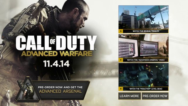 Call of Duty Advanced Warfare - Story Trailer (PS4 Xbox One)