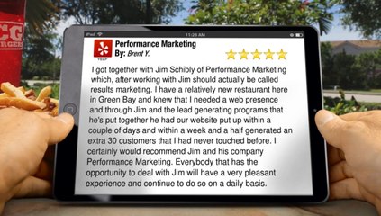 Performance Marketing Green Bay         Perfect         5 Star Review by Brent Y.