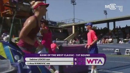 Record du monde pour le service de Sabine Lisicki