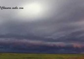 Dark Shelf Cloud Rolls Over Saskatchewan, Canada