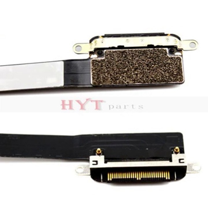 Hytparts.com-Charging Port Connector Flex Cable Replacement Part for iPad 3