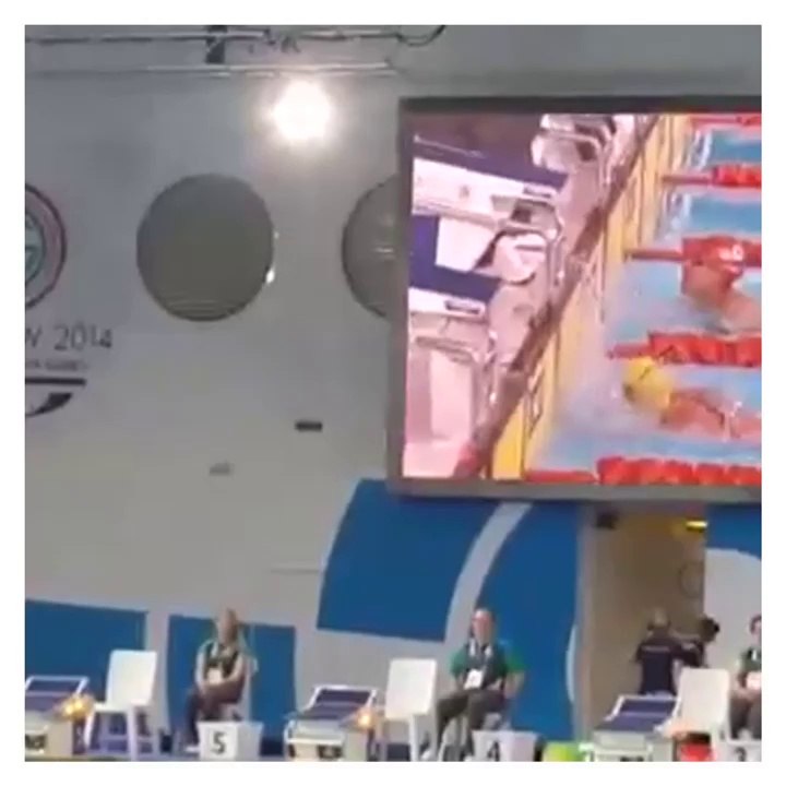 50m free replay ! Cwg2014