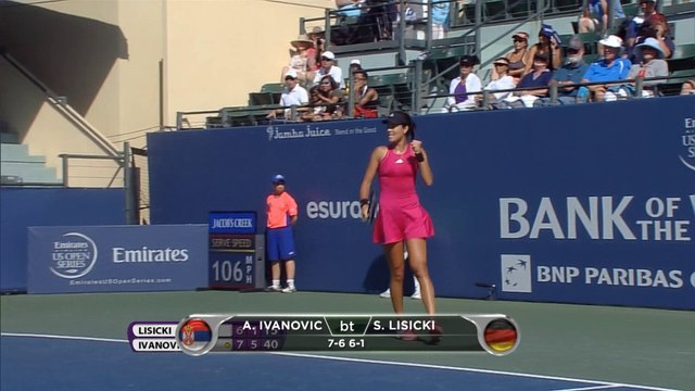 Stanford - Ivanovic passe l'obstacle Lisicki