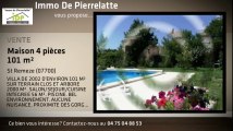 A vendre - Maison/villa - St Remeze (07700) - 4 pièces - 101m²