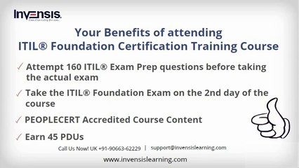 ITIL Foundation Certification Training Edinburgh | Free Exam Practice Test Download | Invensis Learning